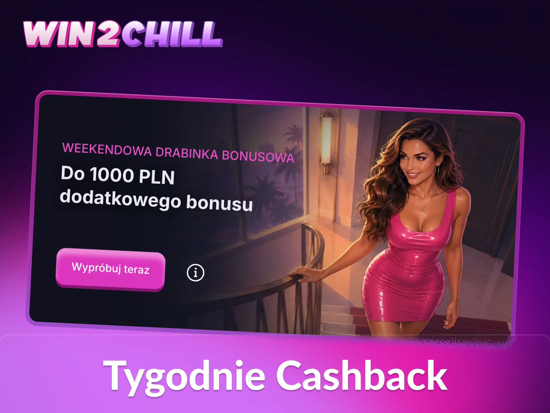 Platforma kasyna Win2Chill zapowiada tygodnie zwiększonego cashbacku.