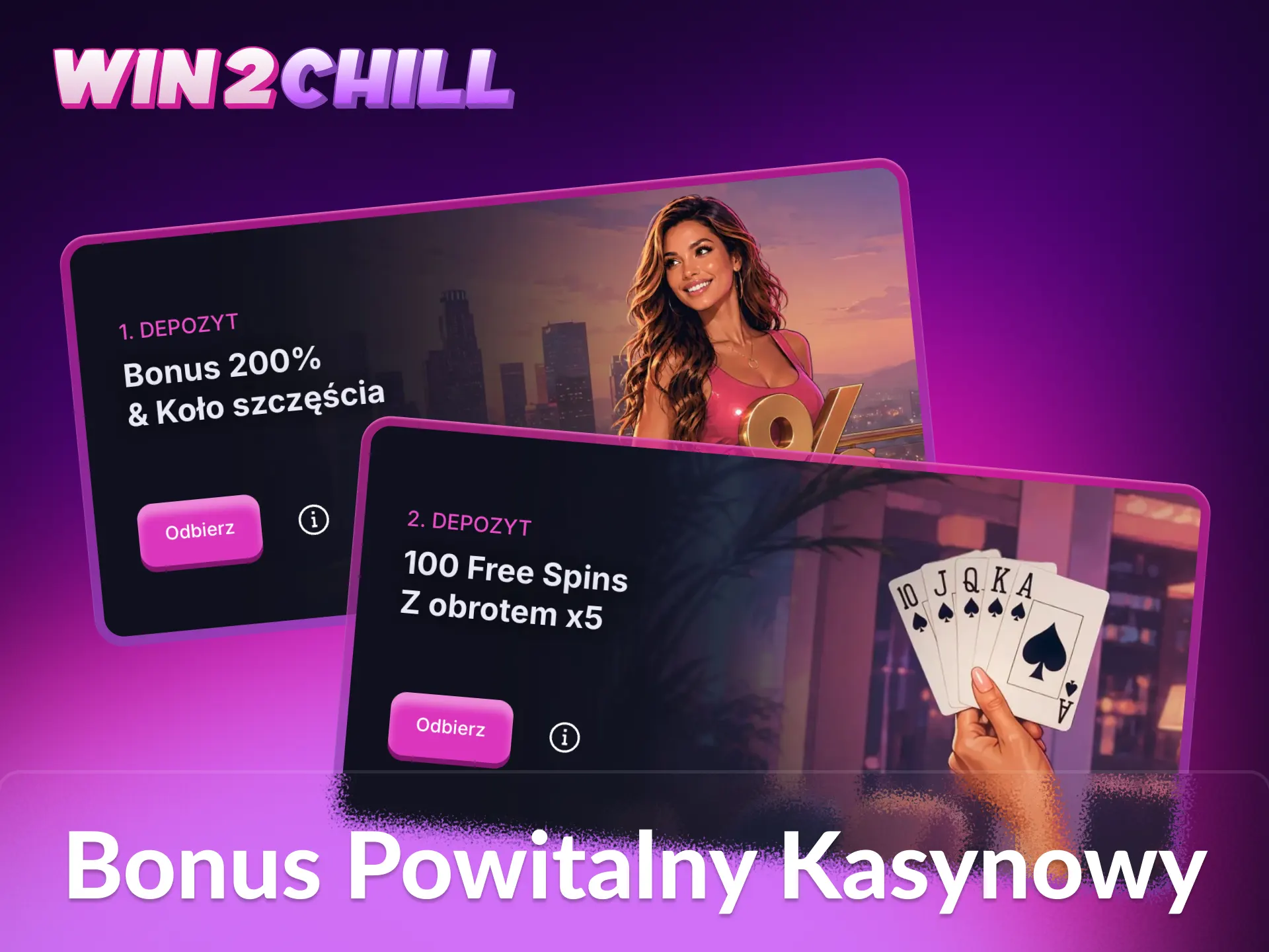Win2Chill oferuje bonus powitalny w kasynie dla nowych graczy.