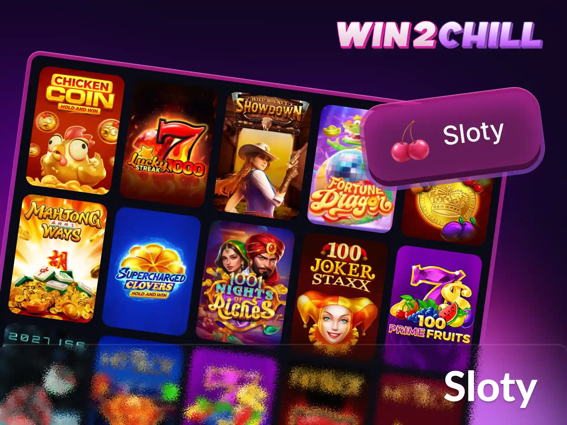 Graj w gry slotowe online na platformie Win2Chill.