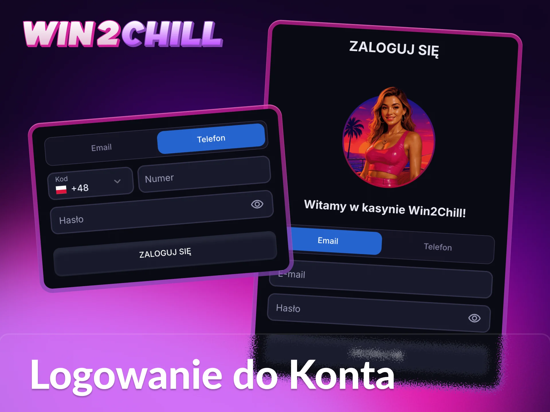 Zaloguj się na swoje konto Win2Chill w kilku prostych krokach.
