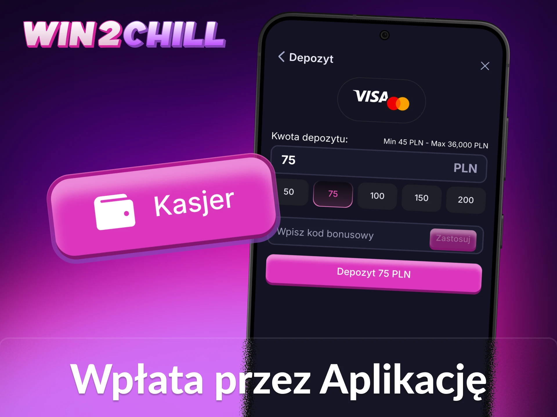 Dokonuj płatności natychmiastowo korzystając z aplikacji mobilnej Win2Chill.